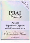 Beauty Ageless Superboost Capsules with Hyaluronic Acid - Anti-Ageing Skincare Support, Hydrates & Moisturises - Improves Skin Elasticity & Plump, Wrinkle & Fine Line Solution | 30 Capsules