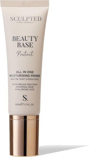 Beauty Base Protect SPF 50 Primer from Sculpted by Aimee (Protect) – 50ml All in One Moisturising Primer that Protects from UVA and UVB, Perfecting your Skin