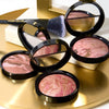 Baked Blush-n-Bronze Marbleized 2-in-1 Sculpting Bronzer Blush - Berry Bronze - Contour Face with a Radiant Flush