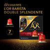 L’OR BARISTA Double Splendente XXL Aluminium Coffee Capsules (5 X 10 Pods) Intensity 7