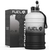 Jug - 2.2 Litre Water Bottle - Extra Strong Flex Material - Drop Proof, Pop or Straw Cap Options - 2.2L Large Gym Sports Bottle, BPA FREE