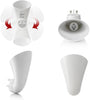 Plugin GU10 Spotlight Uplighter Wall Wash Light Plug Socket Lamp with Red Narrow Beam LED Bulb