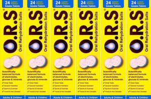 O.R.S  Salts 24 Lemon Flavour Soluble Tablets x 6 Packs