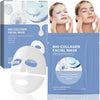 Bio Collagen Face Mask,4PCS Anti Wrinkle Mask,Firm Skin Deep Hydrating Mask,Bio Collagen Face Mask Overnight,Hydrating Hydrogel Mask,Small Molecule Penetration, Elasticity Improvement (Blue)