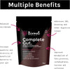 Complete Gut - Belgian Chocolate - 4 in 1 Gut Health Powder with Diverse Fibres - 450g/30 Servings - Vegan Friendly - Gluten Free - Live Cultures for Gut Health - Delicious & Effective