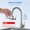 Water Filter Tap WD-FC-01, NSF/ANSI Standard Certified Tap Water Filter System with Ultra Adsorptive Material, Reduces Chlorine and Odor - Fits Standard Faucets (1 Filter Included)