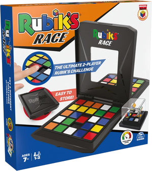 Rubik’s Race Classic Fast-Paced Strategy Sequence Board Game, Ultimate Face to Face Two-Player Game