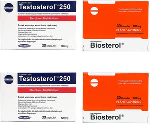 2x TESTOSTEROL 250 + 2x BIOSTEROL COMBO !