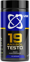 19-Anabol Testo, Testosterone Supplements for Men - 90 Capsules, Boosts Strength Training & Reduces Fatigue, Natural Pre Workout Testosterone Booster, Daily Dietary Supplement