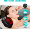 Back Neck Massager,Shiatsu Massage Pillow with Heat, Deep Tissue Kneading Massager for Shoulder,Back,Legs,Electric Back Massager,Massage at Home,Car