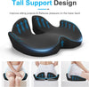 Seat Cushion,Memory Foam Coccyx Cushion Pressure Relief for Hip, Tailbone, Coccyx, Sciatica,Ergonomic Seat Cushion for Office Chair, Wheelchair