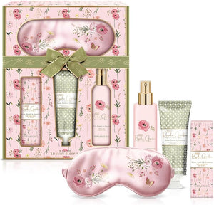 Royale Garden Rose, Poppy & Vanilla Luxury Beauty Sleep Gift Set (Pack of 1) - Vegan Friendly