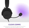 Relay Wired PC Gaming Headset - AP-WCB40-B2 - Hi-Res Audio Certified - DTS Headphone:X - 7.1 Surround Sound - Lightweight & Comfortable Design - Detachable Microphone - CAM Software - Black