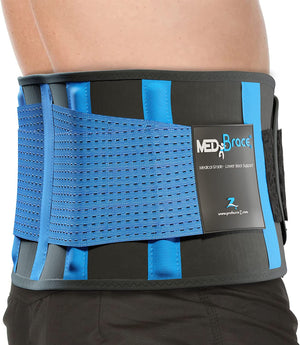 Back Support Belt Back Brace for Lower Lumbar Pain Relief for Men and Women - Medical Grade Orthopaedic Waist Compression for Sciatica Nerve, Scoliosis, Disc or Lifting at Work