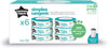 Simplee Sangenic Nappy Bin Refills, Sustainably Sourced Antibacterial GREENFILM, Pack of 6