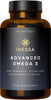 Omega 3 Fish Oil 1200mg (480mg EPA/360mg DHA per capsule) High Strength, Ultra Pure, Eco Friendly 60 capsules, 2 months supply. GMP & Friends of The Sea Certification