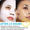 Collagen Face Mask, Bio Collagen Face Mask, Collagen Mask, Collagen Mask Overnight for Deep Hydrate, Brighten, Shrink Pores, Elasticity Improvement, Reduce Fine Lines & Wrinkles(4PCS)