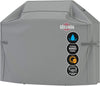 BBQ Grill Cover Cover fits Weber, Brinkmann, Char Broil, Outback and more - Large Barbeque Cover Waterproof, Rip-Proof, UV Resistant Heavy Duty Barbecue Cover (152 x 71 x 112 cm), Grey