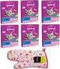 Pack of 6 Tuna Adult Dry Cat Food 300g - Complete dry pet food for adult cats 1+ One Plus 6x300g=1800g| Single Oven Gloves