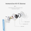 Wireless Earbuds, Bluetooth 5.3 Headphones Wireless Earphones, In Ear buds Wireless Earbuds, 4 ENC Noise Cancelling Mic Wireless Headphones, IP7 Waterproof, 40H Playtime, Mini Ultra Light, Sea Blue