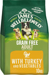 Adult Grain-Free Turkey & Vegetables 10 kg Bag, Hypoallergenic Dry Dog Food