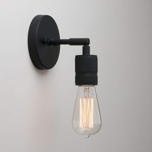 Lighting Vintage Up/Down Wall Light Industrial Antique Wall Lamp Fitting Fixtures,Wall Sconce Edison Lamp for Kitchen, Hall, Dining Room, Bedroom,Bar, Restaurants, Coffee Shop (Black)