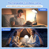 Rechargeable Lamp Desk Lamp,3600mAh Battery Lamp Desk Light,10 Brightness Rechargeable Table Lamp,Cordless Lamp Wireless Lamp,Battery Operated Lamp Rechargeable Light,Reading Lamp USB Light USB Lamp