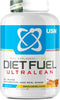 Diet Fuel Ultralean Meal Replacement Shake Powder, Banana Caramel Flavour - 2kg, High Protein Shake Powdered Drink Mix, Low Calorie Diet & Weight Control Powder, 24g Protein