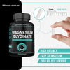 Magnesium Glycinate Supplements 1500mg & Vitamin B6-120 High Strength Capsules - 1500mg of Magnesium Providing 315mg Elemental Magnesium (Bisglycinate) - Pure Active Ingredient