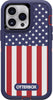 iPhone 14 Pro Max (ONLY) Defender Series Case - AMERICAN FLAG, rugged & durable, with port protection, includes holster clip kickstand