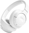 Tune 720BT Wireless On-Ear Headphones, with  Pure Bass Sound, Bluetooth 5.3, Hands-Free Calls, Audio Cable and 76-Hour Battery Life, in White