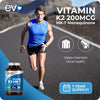 Vitamin K2 MK-7 200mcg | 365 Vegetarian and Vegan Tablets (not Capsules) | 1-A-Day | Supports Maintenance of Normal Bones | One Years Supply of High Strength Vitamin K2 Menaquinone MK7