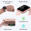 Smart Watches for Women Men Answer/Make Call, 1.8" Alexa Built-in Fitness Tracker, 24H Heart Rate, Blood Oxygen, Sleep, IP68 Waterproof, 100 Sport Mode Smartwatch for Android iOS Phone Gifts, Pink