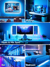 TV Led Lights, 3M Led Strip Lights for 35-55 Inch TV Behind Lighting, RGB TV Led Light Strip USB Powered, TV Led Backlight Led Lights with Remote, Music Sync Bluetooth APP Control