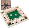 4 Player Shut the Box | Wooden Board Games | Shut the Box Game with Dice | Perfect Wooden Games | Educational Dice Games | Since 1795