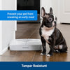 2 Meal Automatic Feeder, Built-in Timers, BPA Free Food Bowl, Suitable for Dry Food,Grey