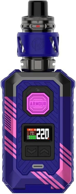 Armour Max Kit for Vaporesso, Easy Liquid Filling, E-Cigarettes, 0.96-inch TFT Screen, One-Key Unlocking System, 2ml Cartridge Capacity, No Nicotine (Cyber Blue)