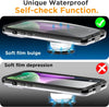 Self-Check Waterproof Phone Case for iPhone 14, Underwater Touchscreen Water Proof Dustproof Snowproof Diving Phone Case Built-in Screen Protector for Shower, Bike, Beach, Snorkelin