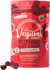 Nudums: Nothing-But-Fruit Probiotic Gummies by  | Vegan Gut Health Supplements | Apples, Strawberries, Blackberries & More | Digestive Support with Beneficial Bacterial Cultures | 30 Gummies