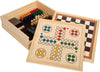 Game Collection 7 classics made of wood, board games for the whole family, for children from 6 years, 12322