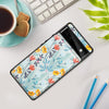 for Google Pixel 6A Case Leather Wallet with Card Holder, Flip Cover Kickstand Card Slots Magnetic ClosureShockproof Heavy Duty Protective Case for Google Pixel 6A 6.1in 5G-Yellow Floral