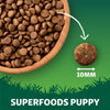 Superfoods Puppy Complete Grain Free Hypoallergenic Chicken with Veg Dry Dog Food 10kg - Made with All Natural Ingredients