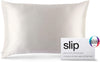 Queen Silk Pillow Cases - 100% Pure 22 Momme Mulberry Silk Pillowcase for Hair and Skin - Queen Size Standard Pillow Case - Anti-Aging, Anti-BedHead, Anti-Sleep Crease, White (20" x 30")