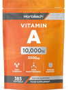 Vitamin A Capsules 10,000iu | 365 Count (1 Year Supply) | High Strength Vitamin A Supplement as Retinyl Palmitate | No Artificial Preservatives | by