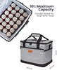 Cool Bag - 30 Litre Cool box -Insulated Cooler Bag Lunch Bag Keep Warm and Cold, Leak-Proof, With Carriying Straps, Multiple Pockets - Ideal for Travel, Camping, Picnics, BBQ