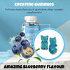 | Premium 4000mg, 60 Creatine Monohydrate Gummies, Men & Women - Chewable Creatine Gummies (30+ Days) - Natural Blueberry Flavoured Creatine, Pre Workout Gym Supplement, Suitable for Vegans