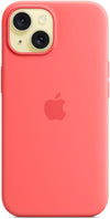 iPhone 15 Silicone Case with MagSafe - Guava ​​​​​​​