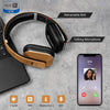 Over Ear Wireless Bluetooth Headphones with Mic -  EP650 - Custom App for Easy EQ Sound Control, aptX Low Latency, NFC, Rich Bass Clear Sound, 30 days Stand By High-Performance Comfort [Gold]