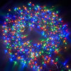 Christmas Tree Lights Cluster Lights 480 LED 6m - 8 Hours On Timer, 8 Light Modes, Plug in, Waterproof Indoor & Outdoor Use – 480 LED, Multi Coloured