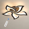 Dimmable LED Ceiling Light, 40W 4700LM Modern Acrylic Ceiling Lights with Remote Control, Creative Petals Design, Ceiling Lamp for Living Room, Bedroom, Dining Room, Φ60cm